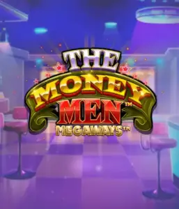 Immerse yourself the thrilling world of The Money Men Megaways game by Pragmatic Play, highlighting a bold logo with glittering stars set against a lavish casino backdrop. This image captures the energy and allure of casino gaming with its striking ambiance and design. Great for gambling fans looking for a taste of Vegas. 